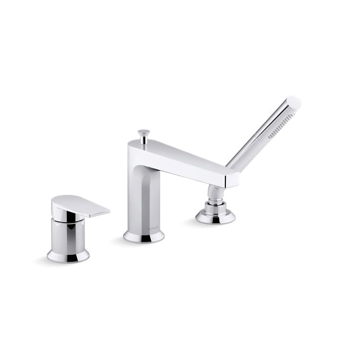 Taut - Bath Faucet - 7-7/16" L x 9-1/4" H - Deck Mount