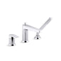 Taut - Bath Faucet - 7-7/16" L x 9-1/4" H - Deck Mount