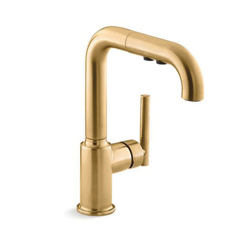 Purist - Kitchen Sink Faucet - 7" L x 2" W x 9-7/8" H
