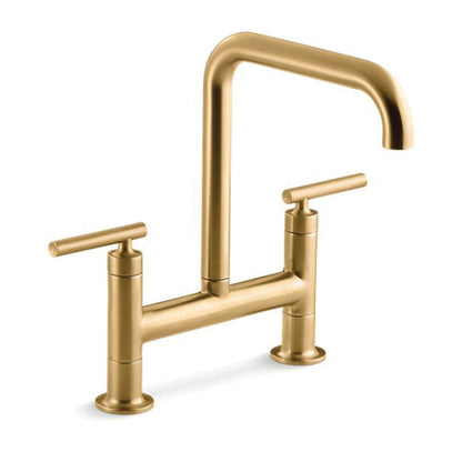 Purist - Bridge Kitchen Sink Faucet - 12-1/2" - Deck Mount