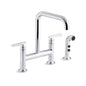 Purist - Bridge Kitchen Sink Faucet with Side - 1.8 GPM