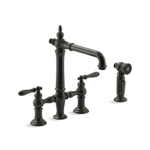 Artifacts Bridge Kitchen Sink Faucet With, Oil Rubbed Bronze
