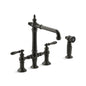 Artifacts Bridge Kitchen Sink Faucet With, Oil Rubbed Bronze