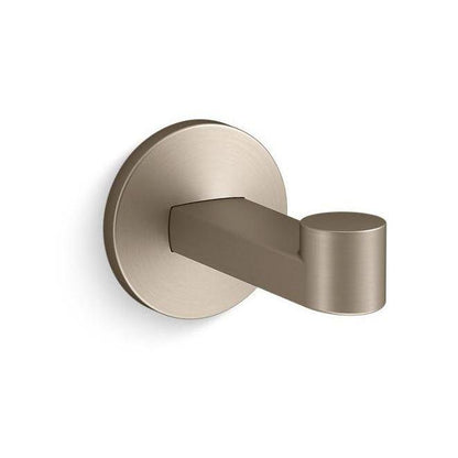 Components Contemporary Hook, Vibrant Brushed Bronze