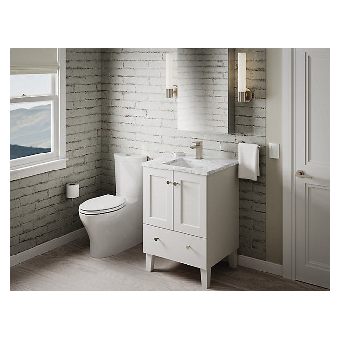 Verticyl - 13" Center Drain Bathroom Sink - Vitreous China