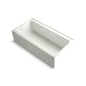 838-0 Bathtub With Integral Apron, Enamel Coated/Biscuit