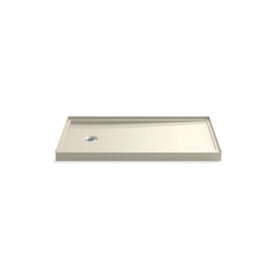 Rely - Left Drain - 60" L x 32" W x 4-11/16" D - Acrylic