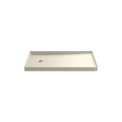 Rely - Left Drain - 60" L x 32" W x 4-11/16" D - Acrylic