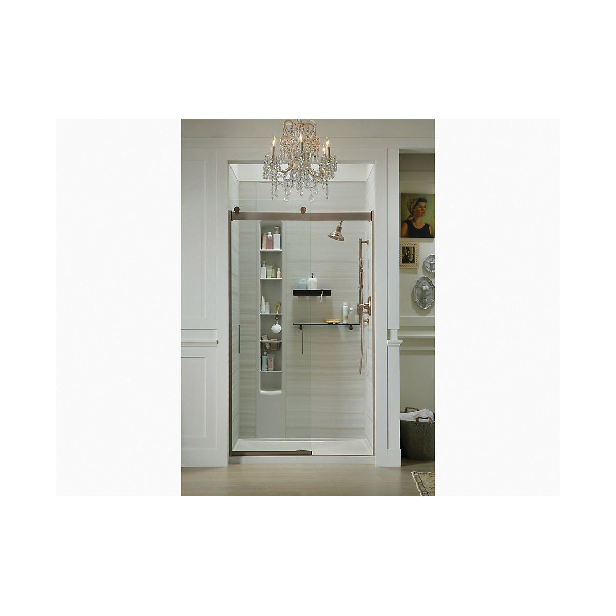 Rely - Center Drain - 48" L x 42" W x 4-3/16" D - Acrylic