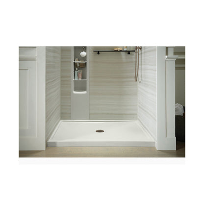 Rely - Center Drain - 48" L x 42" W x 4-3/16" D - Acrylic