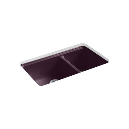 Riverby - 33" Center Rear Drain Kitchen Sink - Undermount