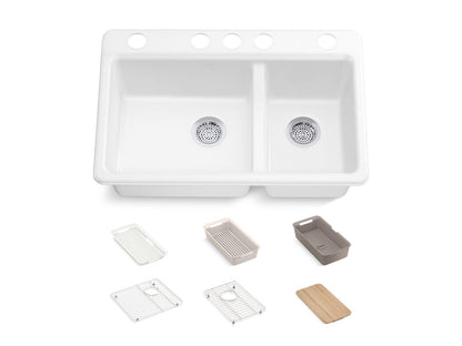 Riverby - Traditional Sink - Enameled Cast Iron
