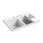 Riverby - 33" Kitchen Sink - Top - Double Bowl