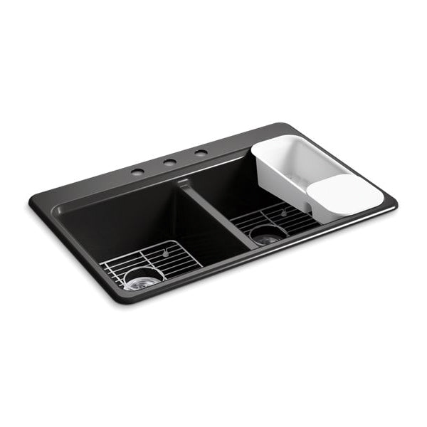 Riverby - 33" Kitchen Sink - Top - Double Bowl