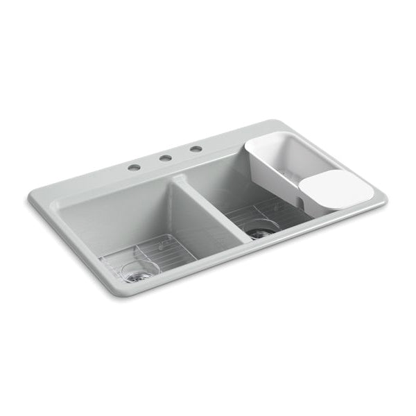 Riverby - 33" Kitchen Sink - Top - Double Bowl