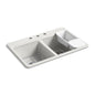 Riverby - 33" Kitchen Sink - Top - Double Bowl