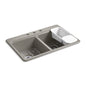 Riverby - 33" Kitchen Sink - Top - Double Bowl