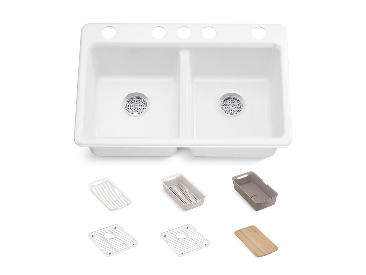 Riverby - Traditional Sink - Undermount - Double Bowl