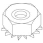 Locknut - 3" W