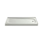 Salient - Right Drain - 60" L x 30" W x 3-3/4" D - Cast Iron
