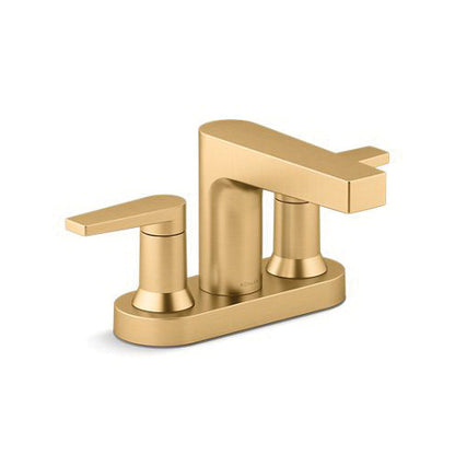 Taut - Centerset Bathroom Sink Faucet - Zinc
