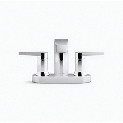 Taut - Centerset Bathroom Sink Faucet - Zinc