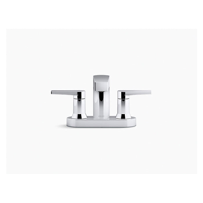 Taut - Centerset Bathroom Sink Faucet - Zinc