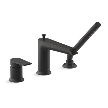 Hint - Bath Faucet - Matte Black - Deck Mount