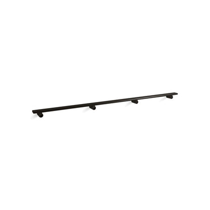 Choreograph Shower Barre, Bright Polished Silver, Aluminum