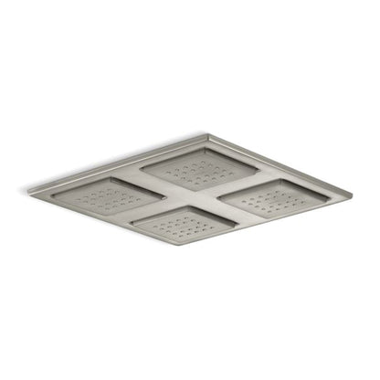 Panel With (4) 22-Nozzle Spray Heads, Vibrant Brushed Nickel