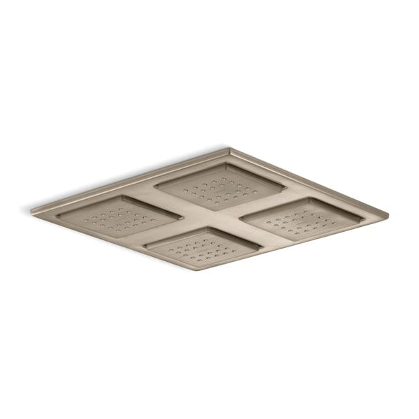 Panel With (4) 22-Nozzle Spray Heads, Vibrant Brushed Nickel