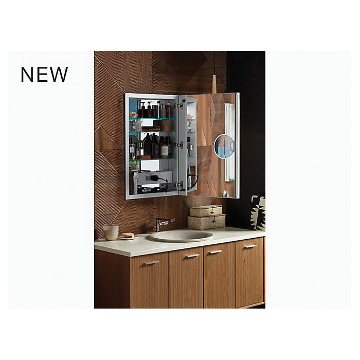 Verdera - Lighted Medicine Cabinet - Anodized Aluminum