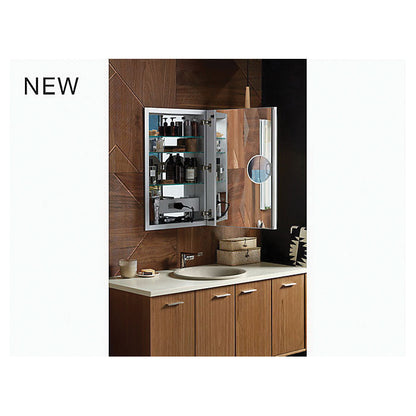 Verdera - Lighted Medicine Cabinet - Anodized Aluminum