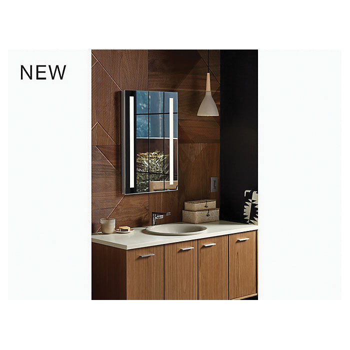 Verdera - Lighted Medicine Cabinet - Anodized Aluminum