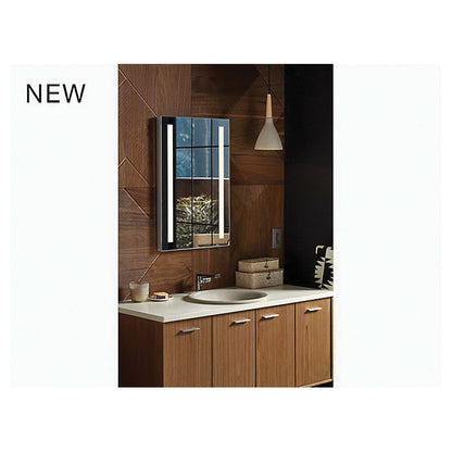 Verdera - Lighted Medicine Cabinet - Anodized Aluminum