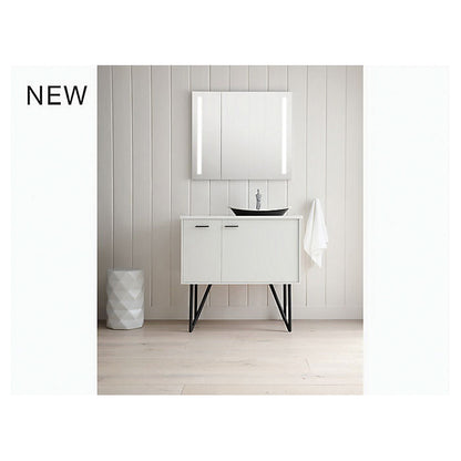 Verdera - Lighted Medicine Cabinet - Anodized Aluminum
