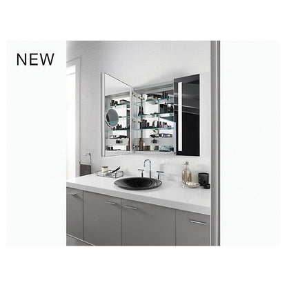 Verdera - Lighted Medicine Cabinet - Anodized Aluminum