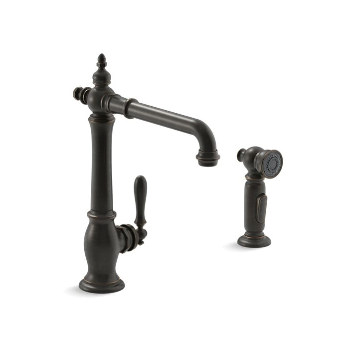 Artifacts - Kitchen Sink Faucet - with 2-Function Side Spray