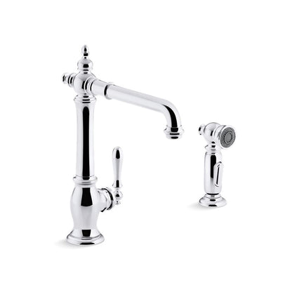Artifacts - Kitchen Sink Faucet - with 2-Function Side Spray
