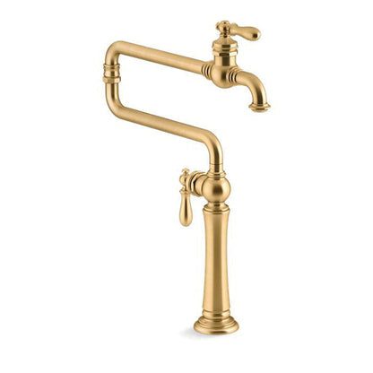 Pot Filler Kitchen Sink Faucet, Vibrant Stainless Steel