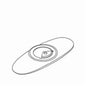 1051514-Chrome Escutcheon - Polished Chrome