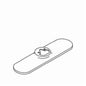 76698-Chrome Escutcheon - Polished Chrome