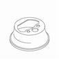 Chrome Base Escutcheon - K-78049-CP