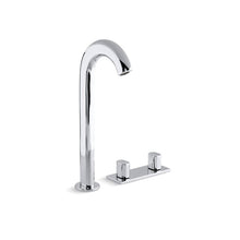 Oblo - Tall Widespread Bathroom Sink Faucet - 1.2 GPM