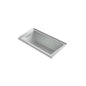 Underscore - Bathtub with Integral Flange - Thunder