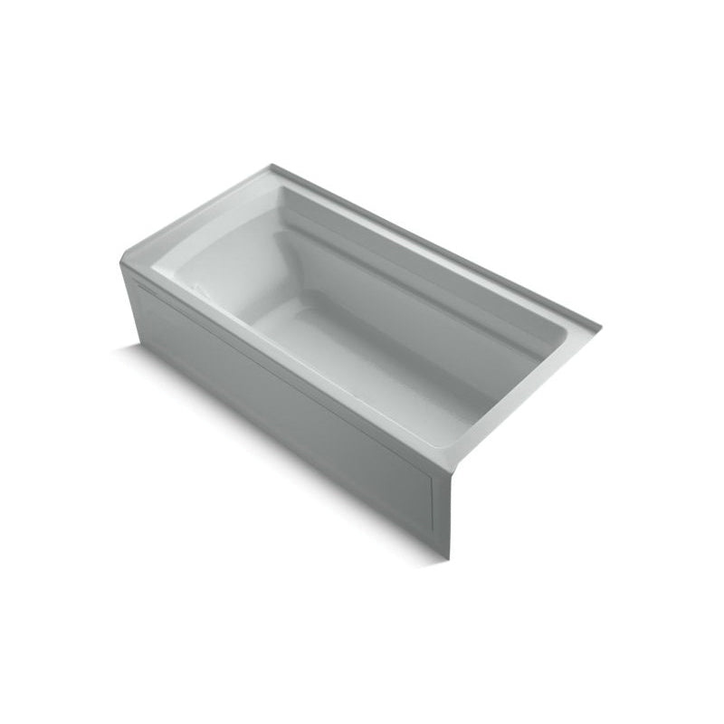 Archer Bathtub, Ice Gray, 36 in