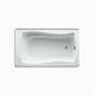 Mariposa - Bathtub with Integral Flange - 3-Wall Alcove