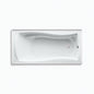 Mariposa Bathtub With Integral Flange, Whirlpool, Biscuit