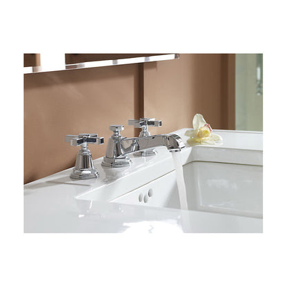 Pinstripe - Pure Widespread Bathroom Sink - 1.2 GPM - Solid