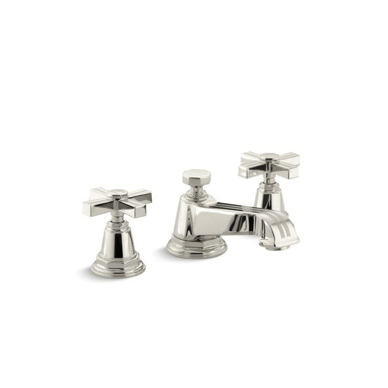 Pinstripe - Widespread Bathroom Sink Faucet - 1-3/8" - Solid